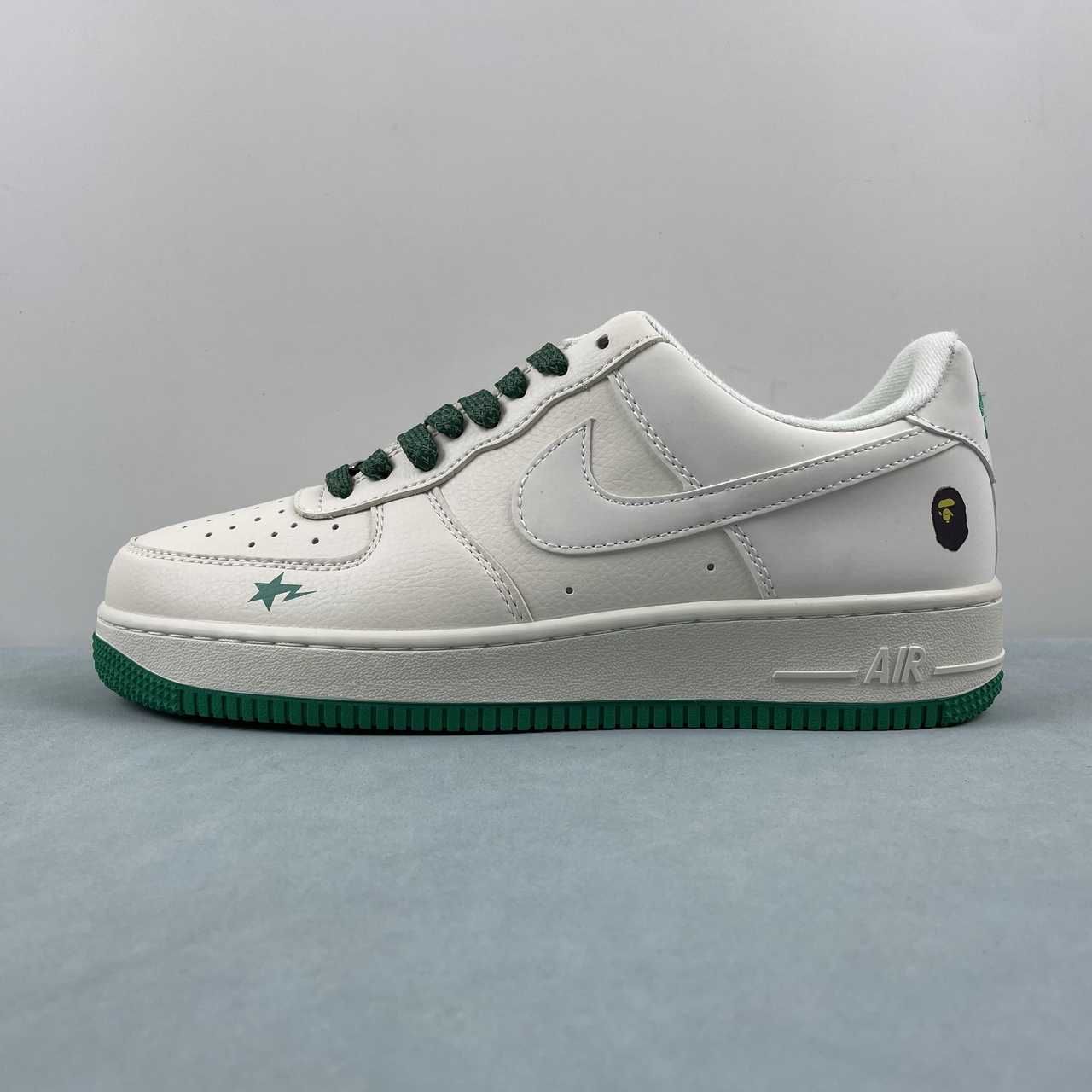 Nike Air Force 1 07 Low BAPE Off White Green Brown FG6688-102