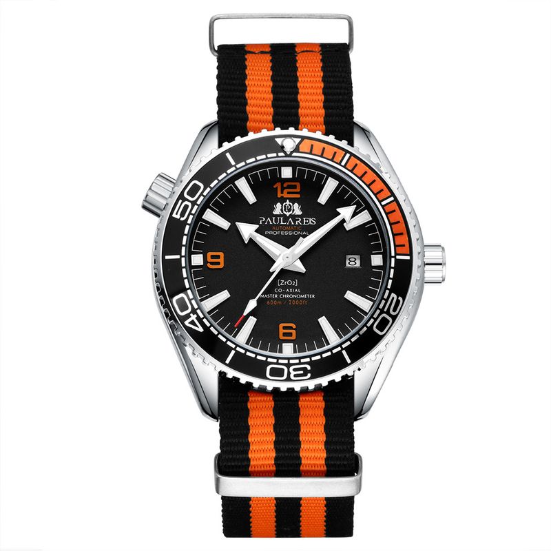 The Spy Watch Automatic Mechanical Luminous Watches with Famous 007 Canvas Strap