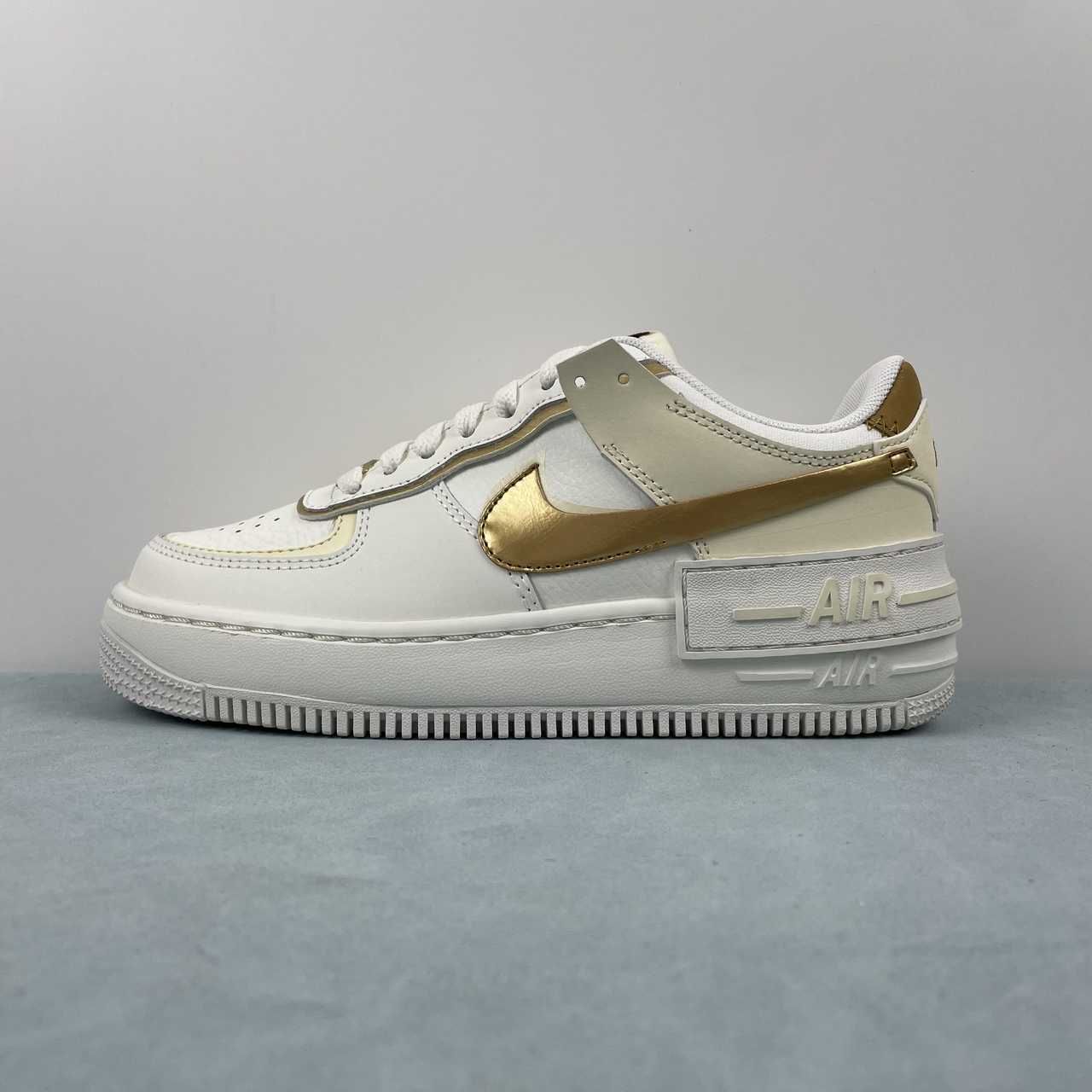 Women Nike Air Force 1 Shadow Sail Metallic Gold DZ1847-108