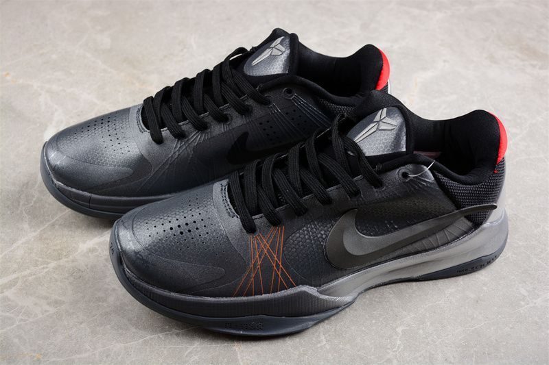 Nike Kobe 5 Aston Martin 386429-004 Anthracite Black Sail