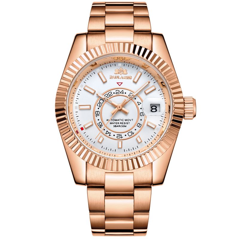 Automatic Mechanical Luminous Watch Stainless Steel Mens Wristwatches