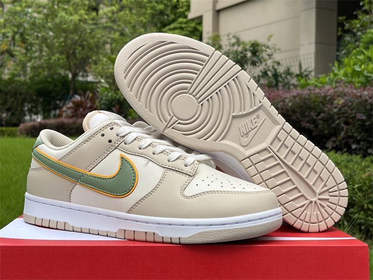 Nike Dunk Low Pale Ivory Oil Green FQ6869-131
