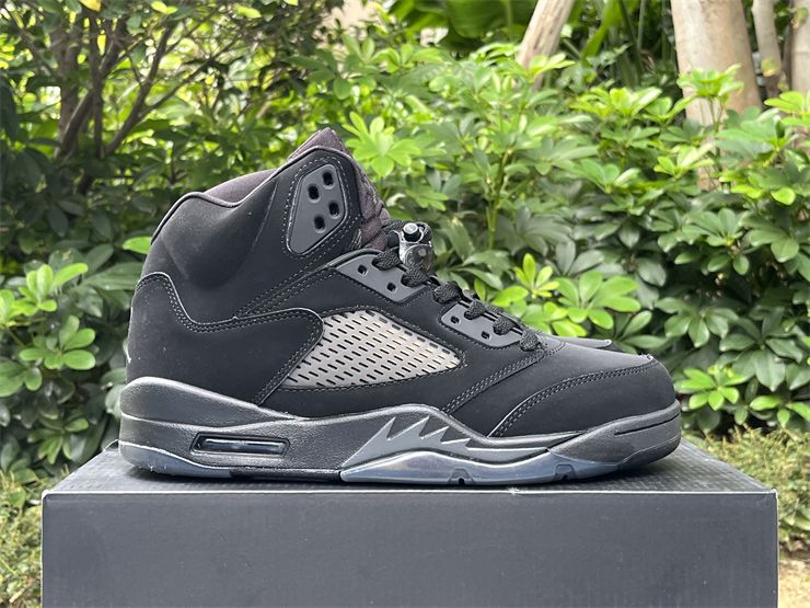 Mens Air Jordan 5 Black Cat FZ2239-001