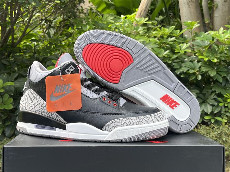 Cheap Air Jordan 3 Black Cement 2024 Sneakers DN3707-010