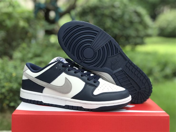 Nike Dunk Low Sneaker Midnight Navy Smoke Grey FD9749-400