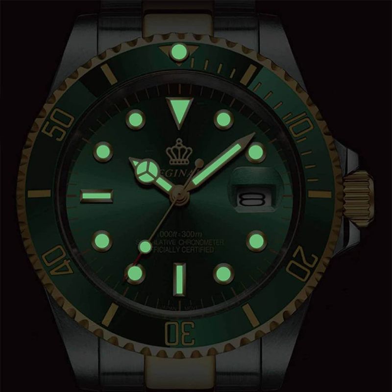 Men Women Luxury Watches Luminous Hand Quartz Silver Tone Stainless Steel Watch