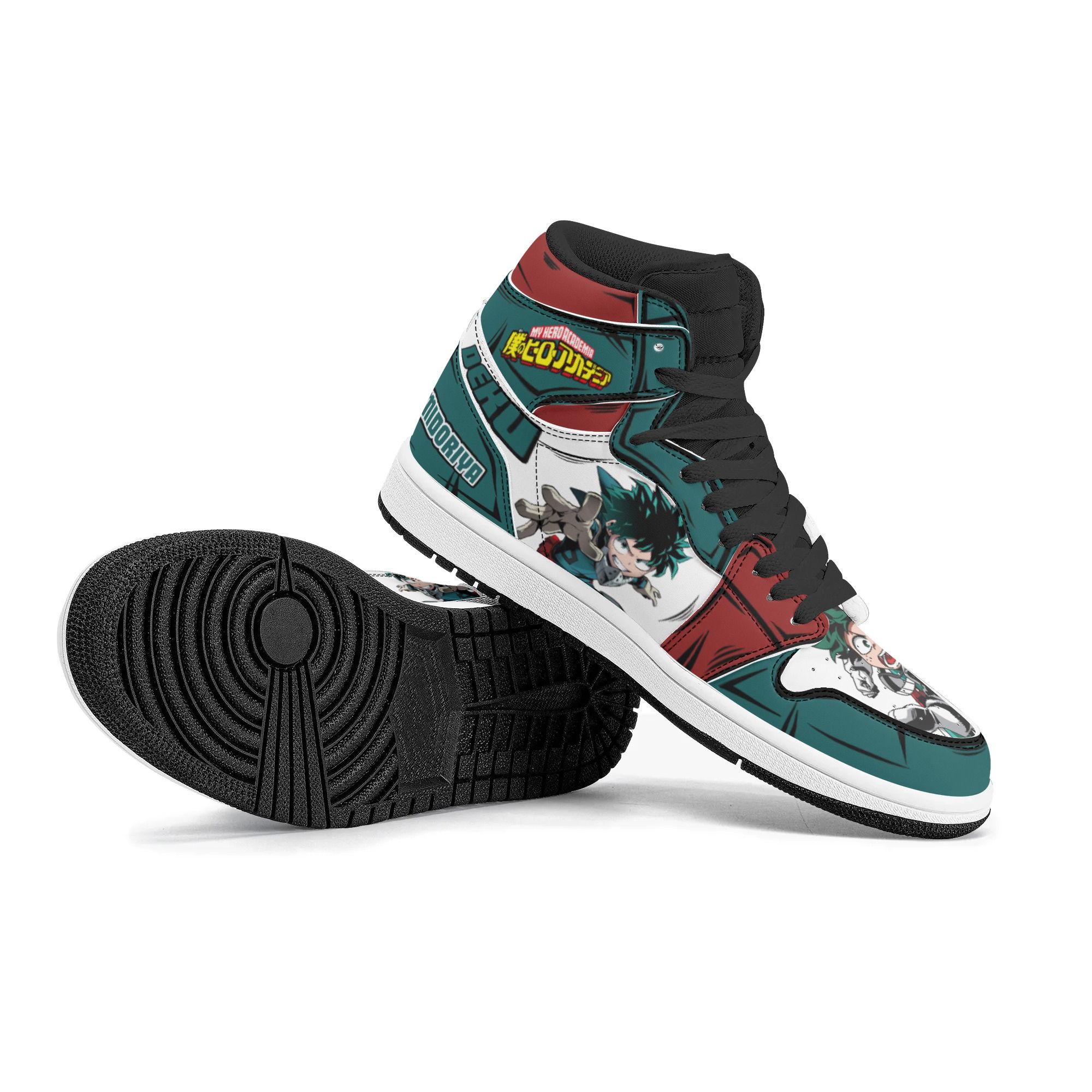 My Hero Academia Anime Midoriya Izuku Sneakers Basketball Shoes