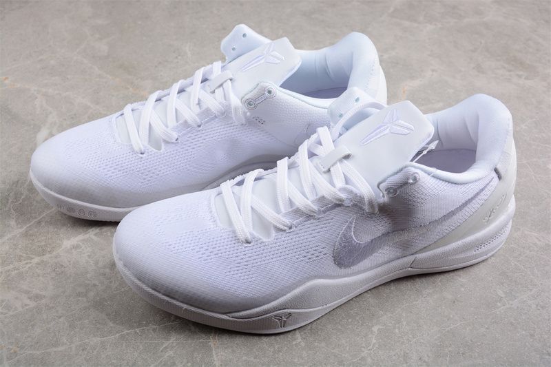 Nike Kobe 8 Protro Halo Triple White FJ9364-100