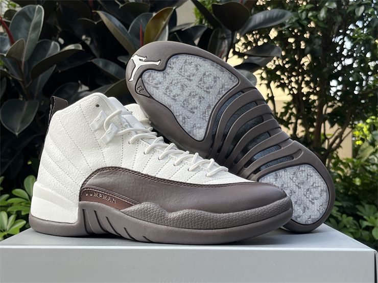 SoleFly x Air Jordan 12 Holiday 2024 FZ5026-100 Men Brown Sneakers