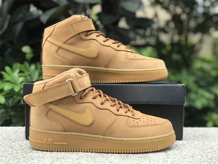 Nike Air Force 1 Mid '07 WB Flax Wheat Gum Light Brown DJ9158-200