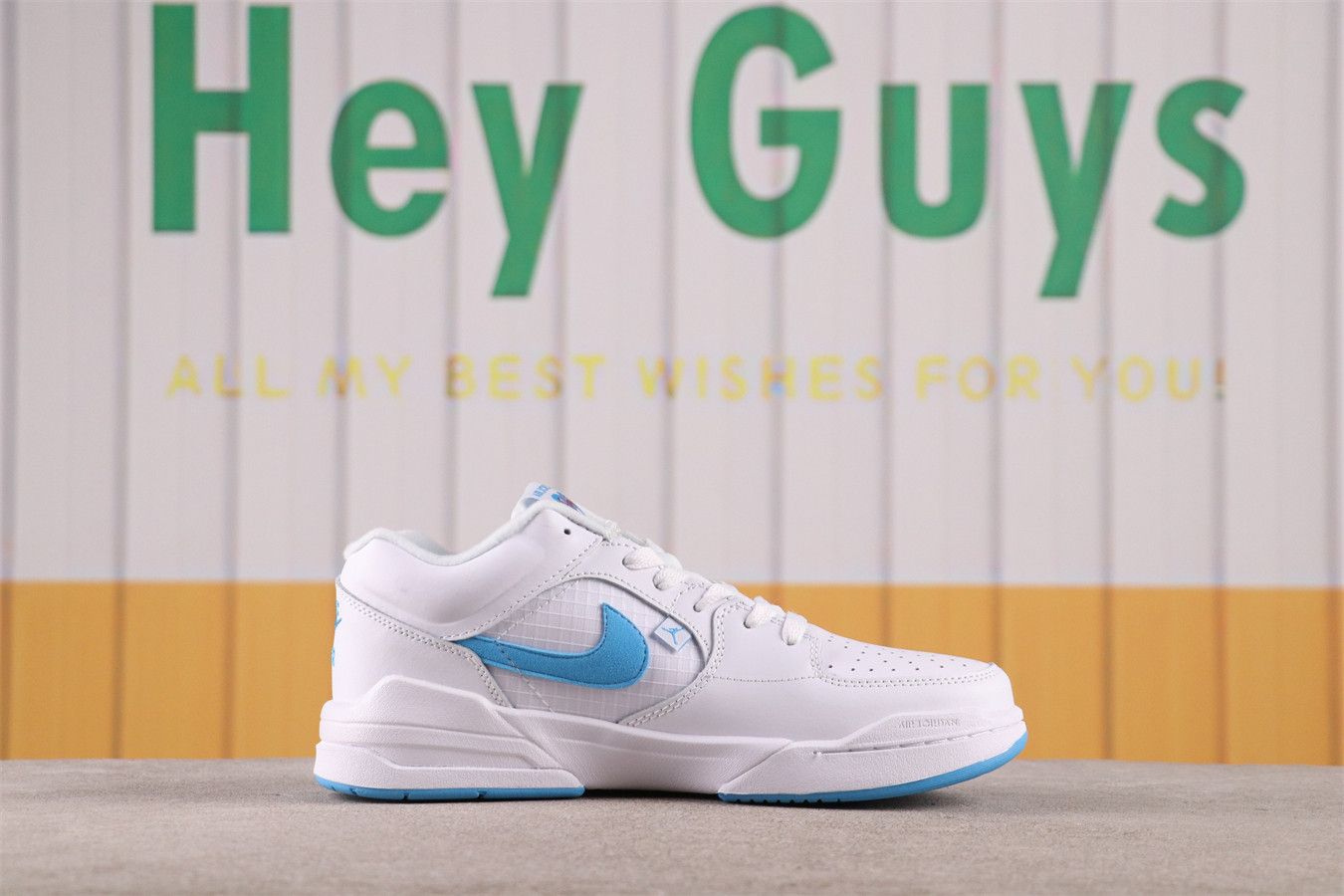 Nike Jordan Stadium 90 White Sail Dark Powder Blue FB2269-100