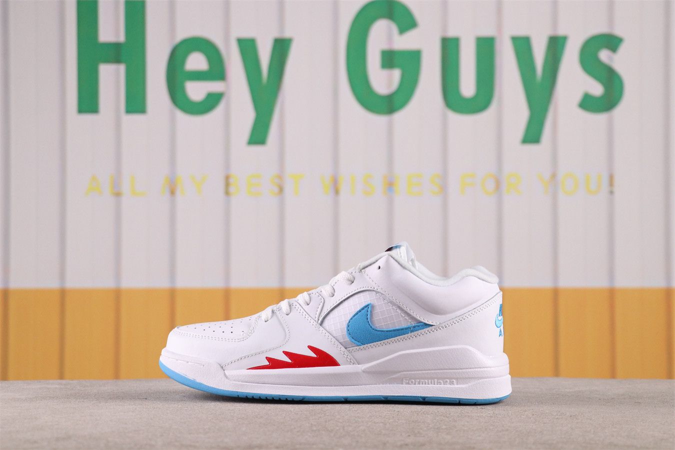 Nike Jordan Stadium 90 White Sail Dark Powder Blue FB2269-100