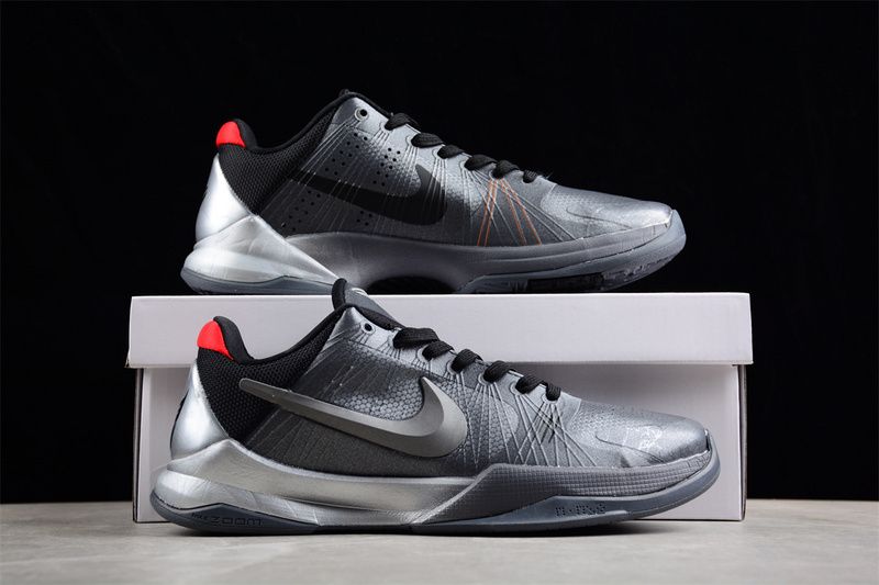 Nike Kobe 5 Aston Martin 386429-004 Anthracite Black Sail