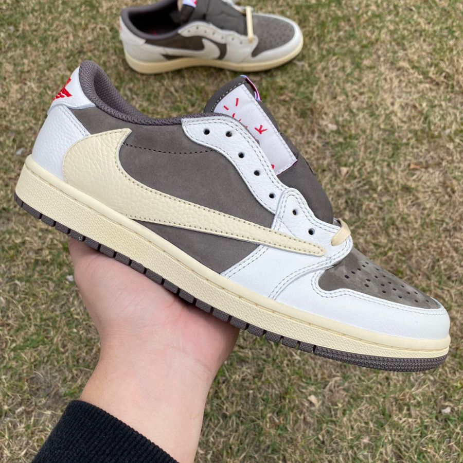 Travis Scott x Air Jordan 1 Low Reverse Mocha DM7866-162 Basketball Shoes