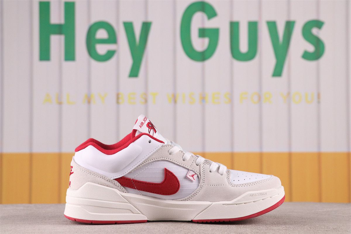 Cheap Jordan Stadium 90 Low White Varsity Red DX4397-106