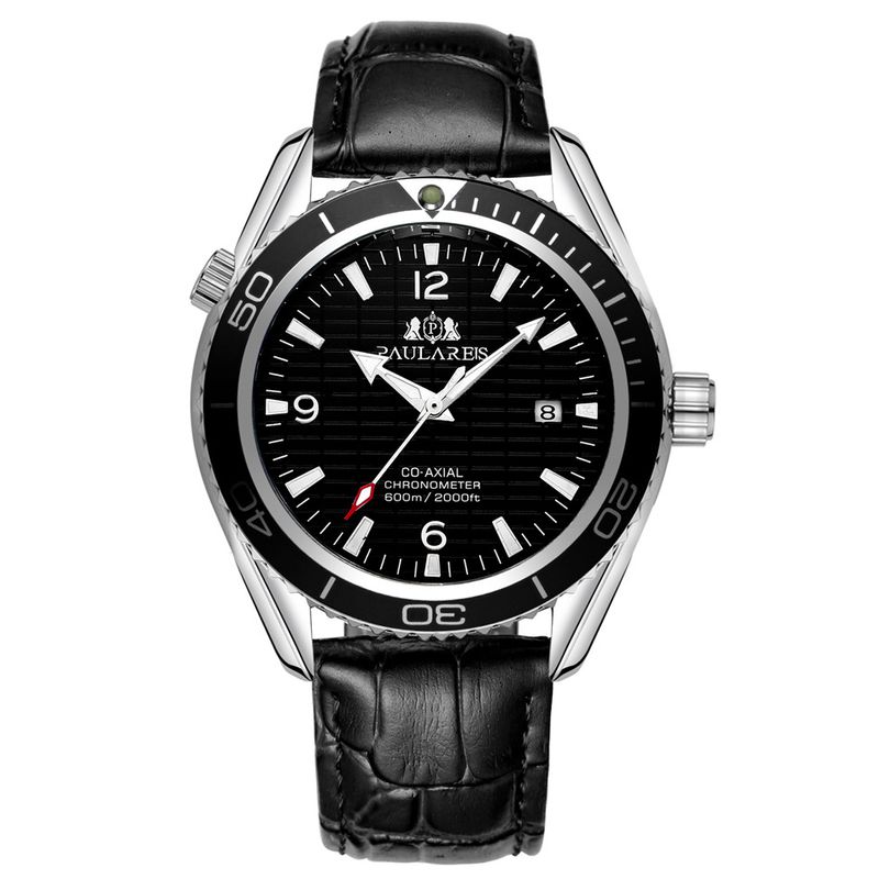 Automatic Mechanical Stainless Steel Strap Date Business Watch