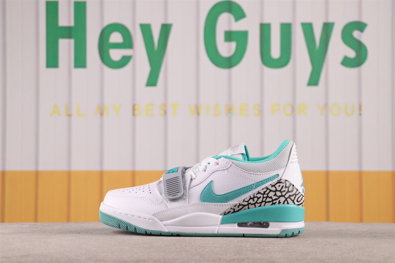 $85 Air Jordan Legacy 312 Low White Turquois CD7069-130