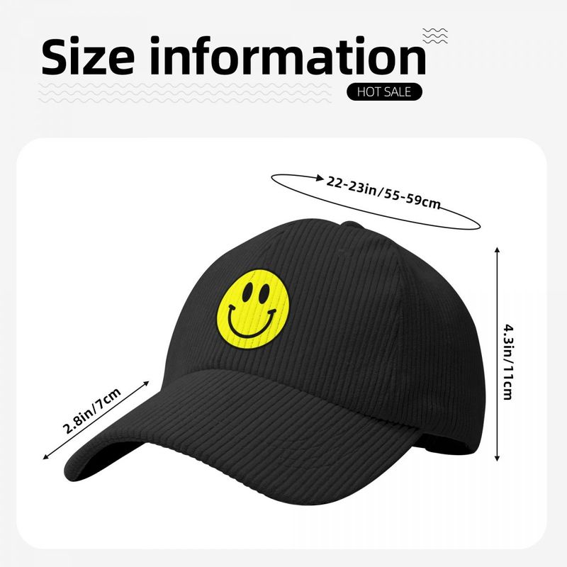 Smile Face Trucker Hat Happy Cap ID735208852