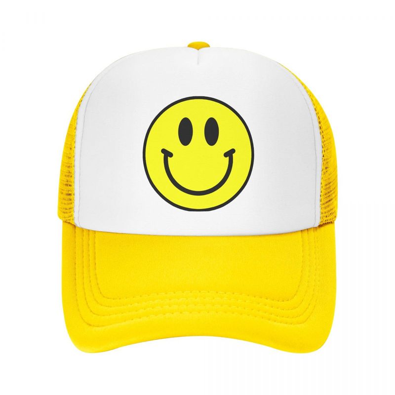 Smiley Face Hat Adjustable Trucker Hat for Adult Adjustable Baseball Cap ID504474839