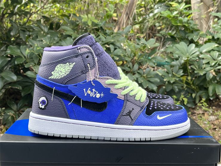 Zion Williamson x Air Jordan 1 High Voodoo Blue Purple Black DZ5485-420