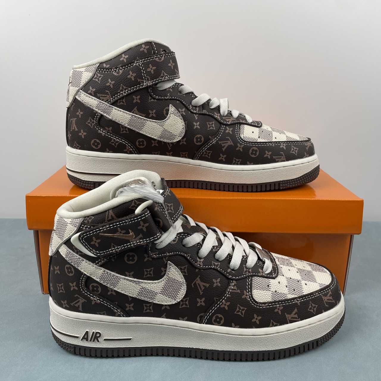 Louis Vuitton x Nike Air Force 1 Mid Monogram Damier DV0688-200