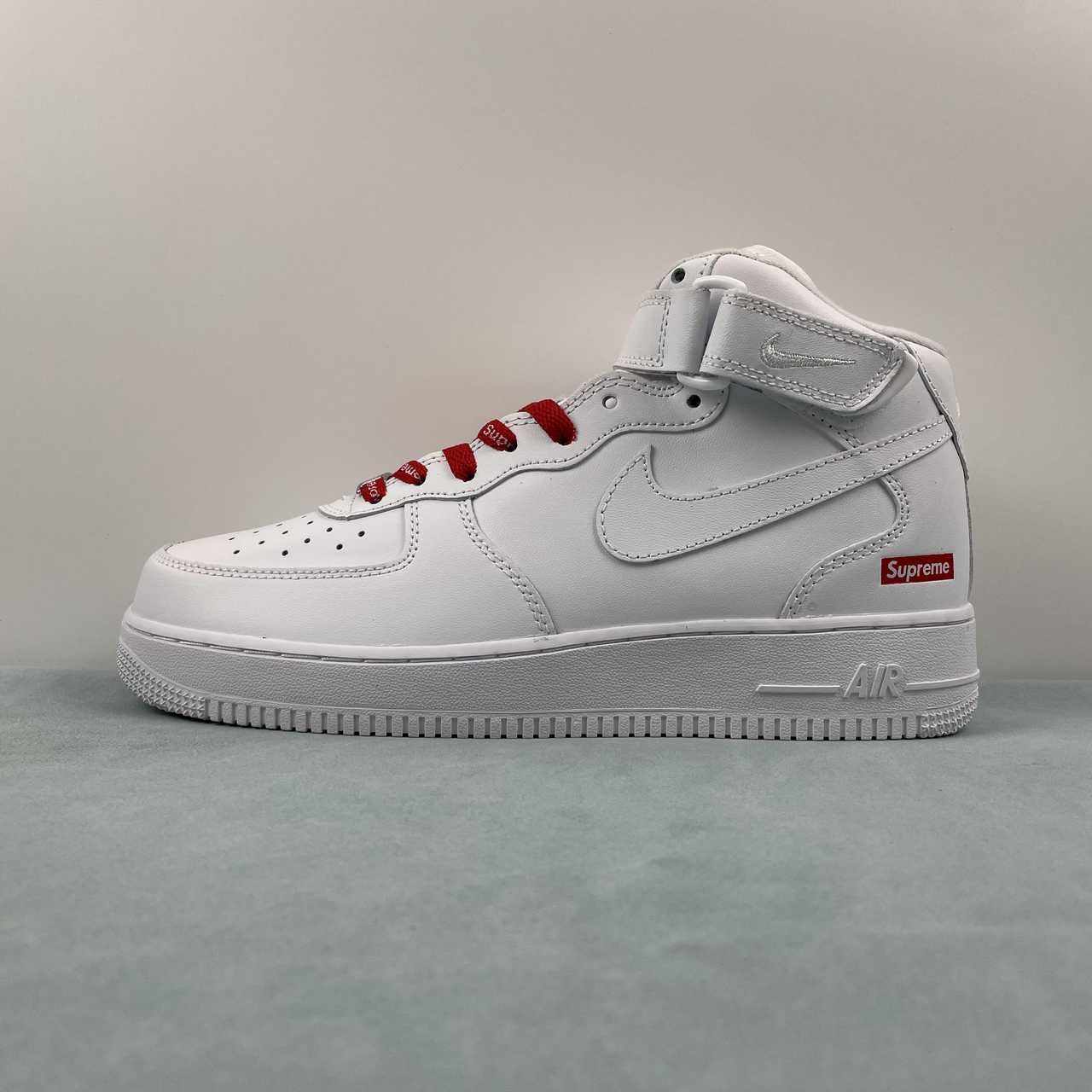 Supreme x Nike Air Force 1 Mid White FZ8784-100