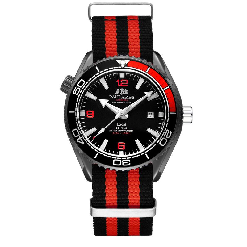 The Spy Watch Automatic Mechanical Luminous Watches with Famous 007 Canvas Strap