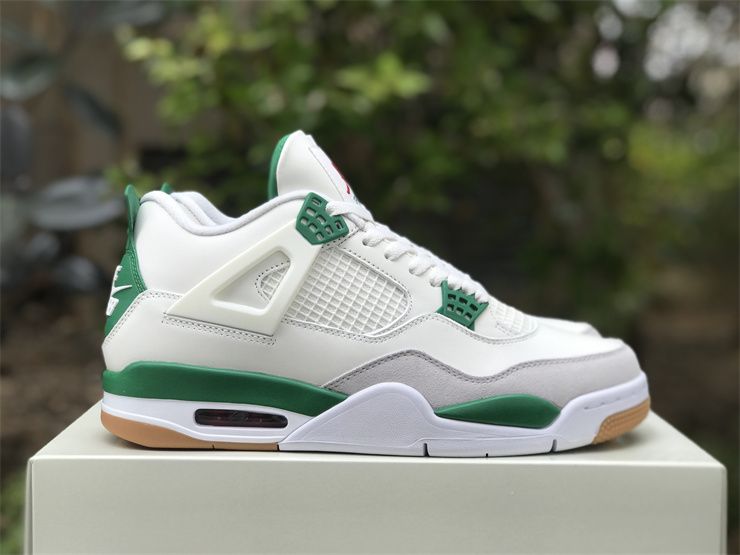 Cheap Nike SB x Air Jordan 4 Pine Green DR5415-103