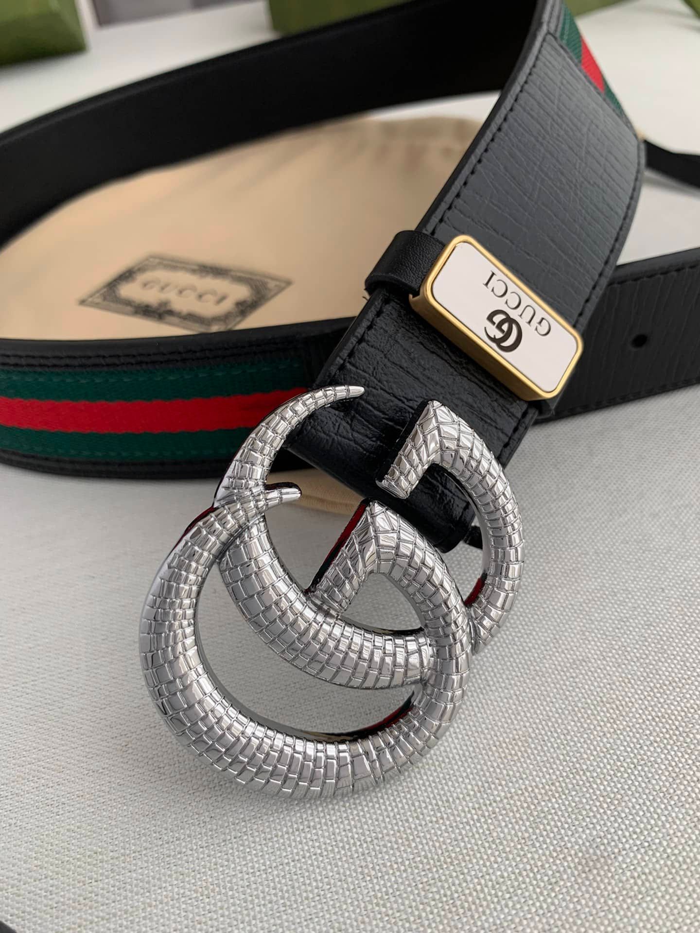 Gucci Belt New Style GG All Match Presbyopic Influencer Men Fashion Trend Casual Belt