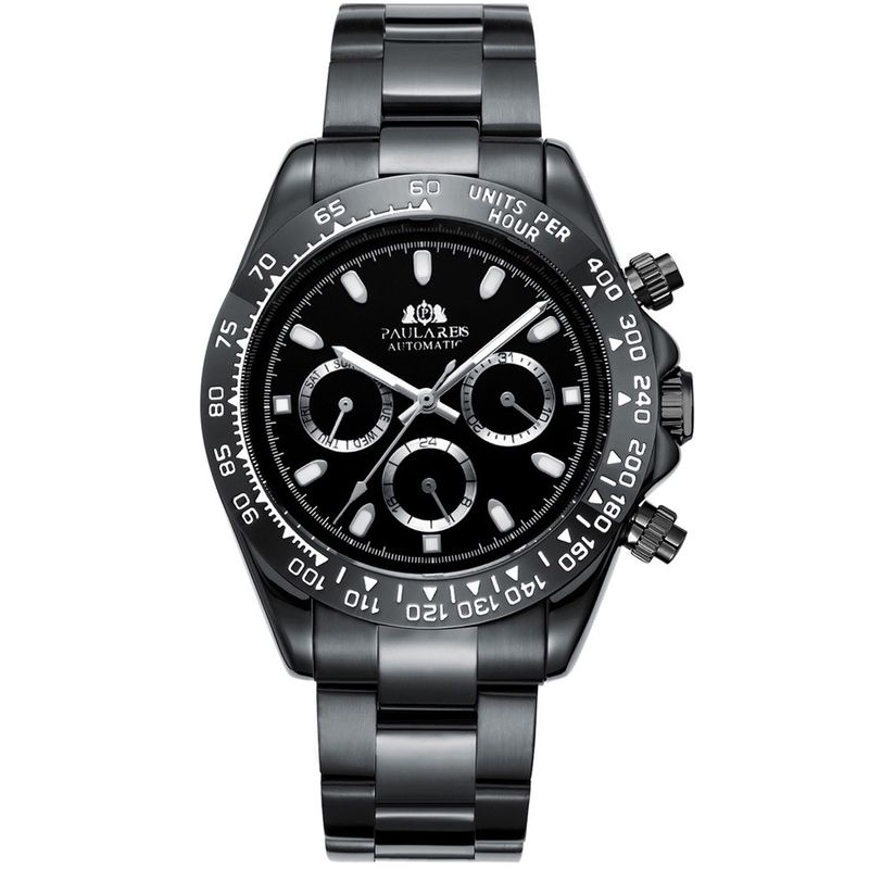 Automatic Watches Luxury Classic Stainless Steel Calendar Luminous Waterproof Watches for Men