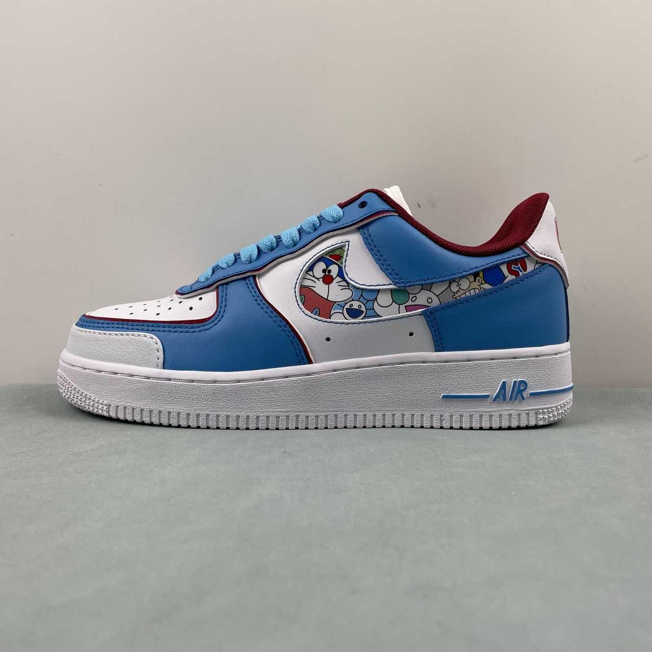 Nike Air Force 1 07 Low x Doraemon Blue White Red BQ8988-106