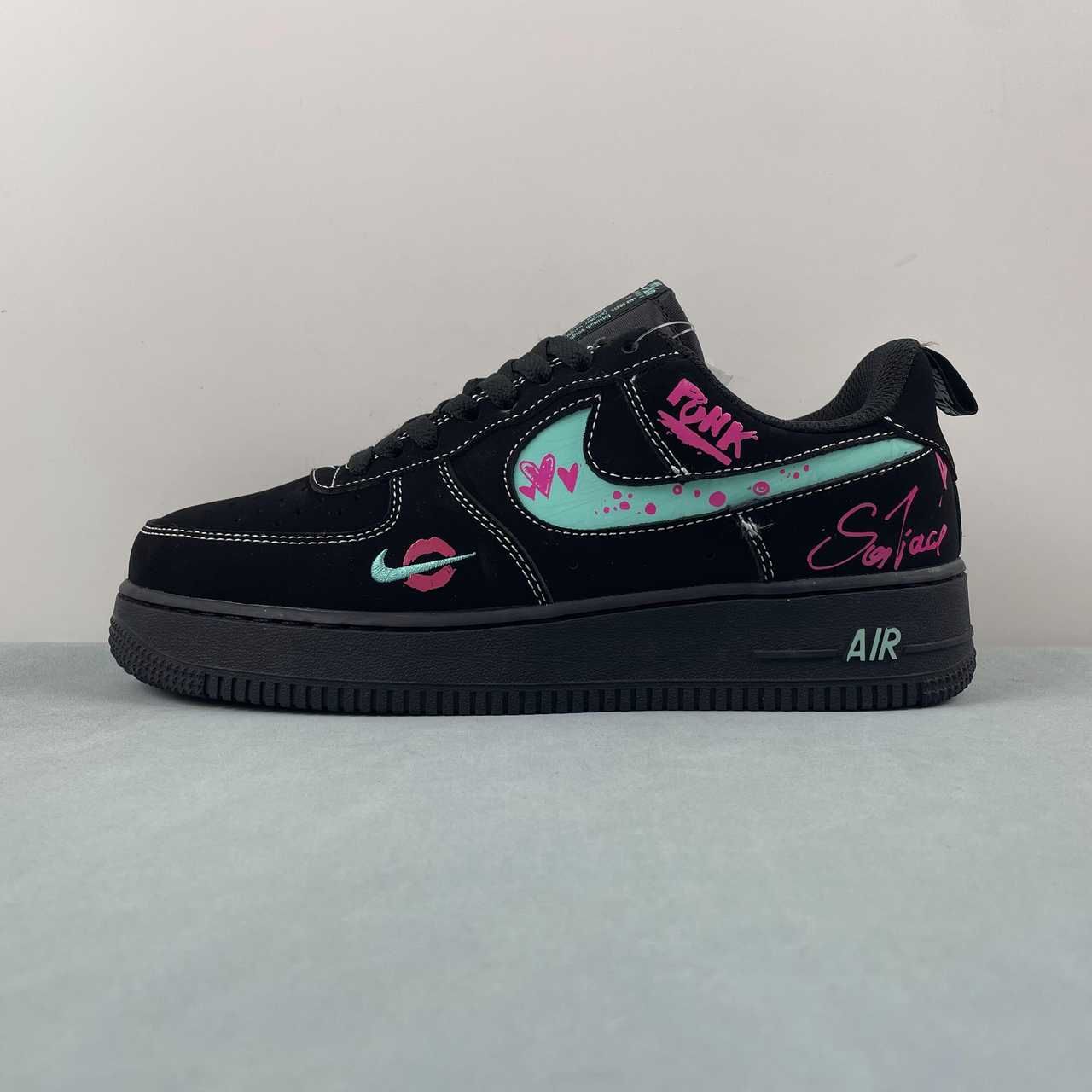Nike Air Force 1 Low 07 Black Light Green FB8971-005