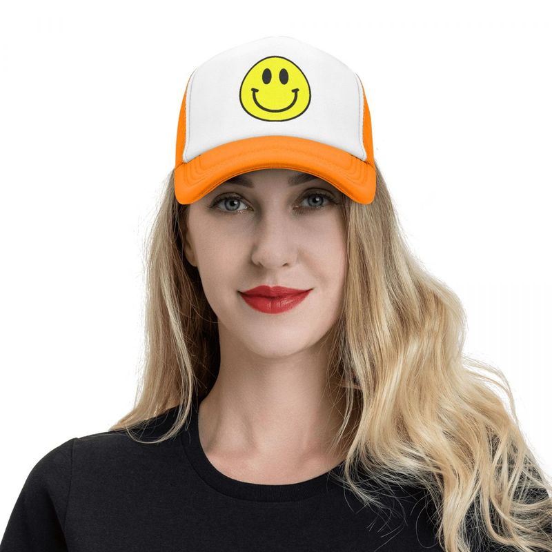 Smiley Face Hat Adjustable Trucker Hat for Adult Adjustable Baseball Cap ID504474839