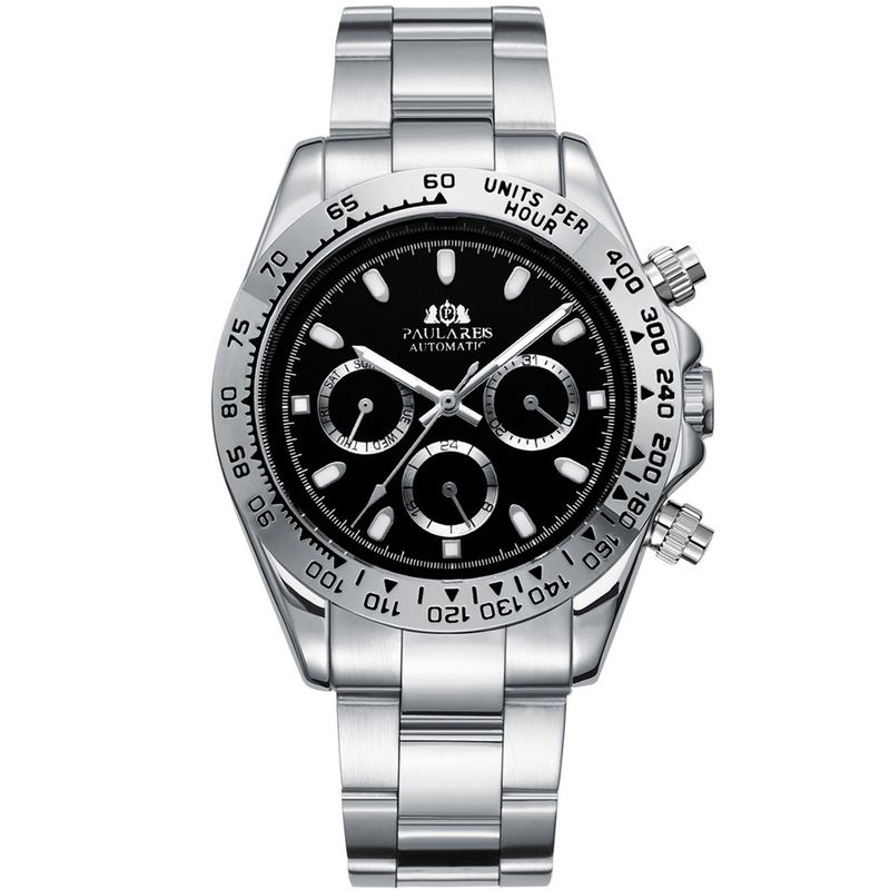 Automatic Watches Luxury Classic Stainless Steel Calendar Luminous Waterproof Watches for Men