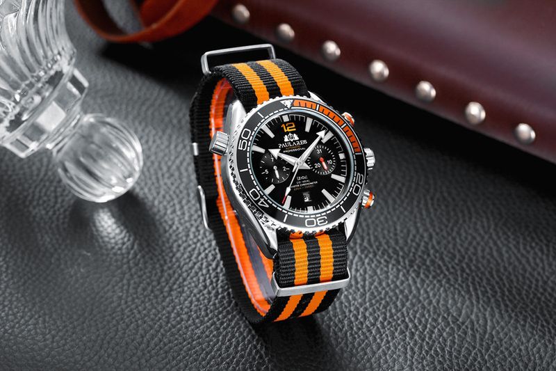 Automatic Canvas Nylon Strap Men's Mechanical Watch