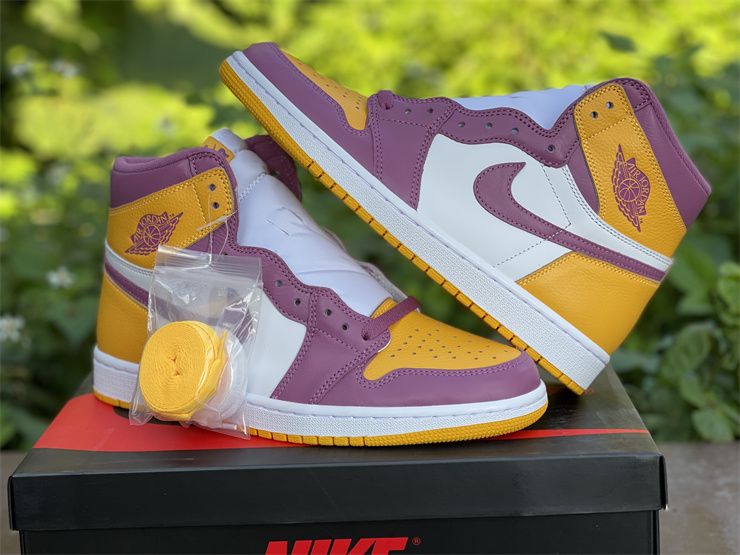 Air Jordan 1 Retro High OG Brotherhood Sneakers 555088-706