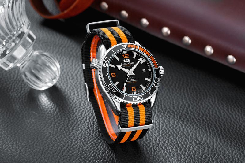 The Spy Watch Automatic Mechanical Luminous Watches with Famous 007 Canvas Strap