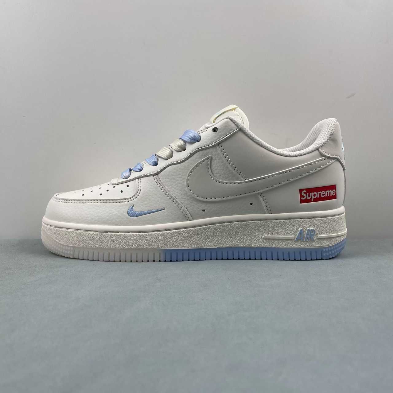 Nike Air Force 1 07 Low Supreme White Blue BB9599-202