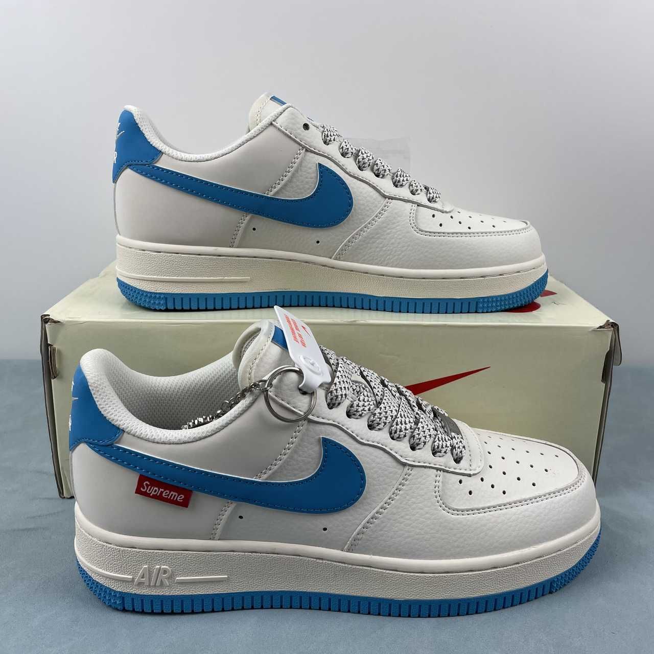 Supreme x Nike zoom Air Force 1 07 Low Off White Green Red HD1968-024