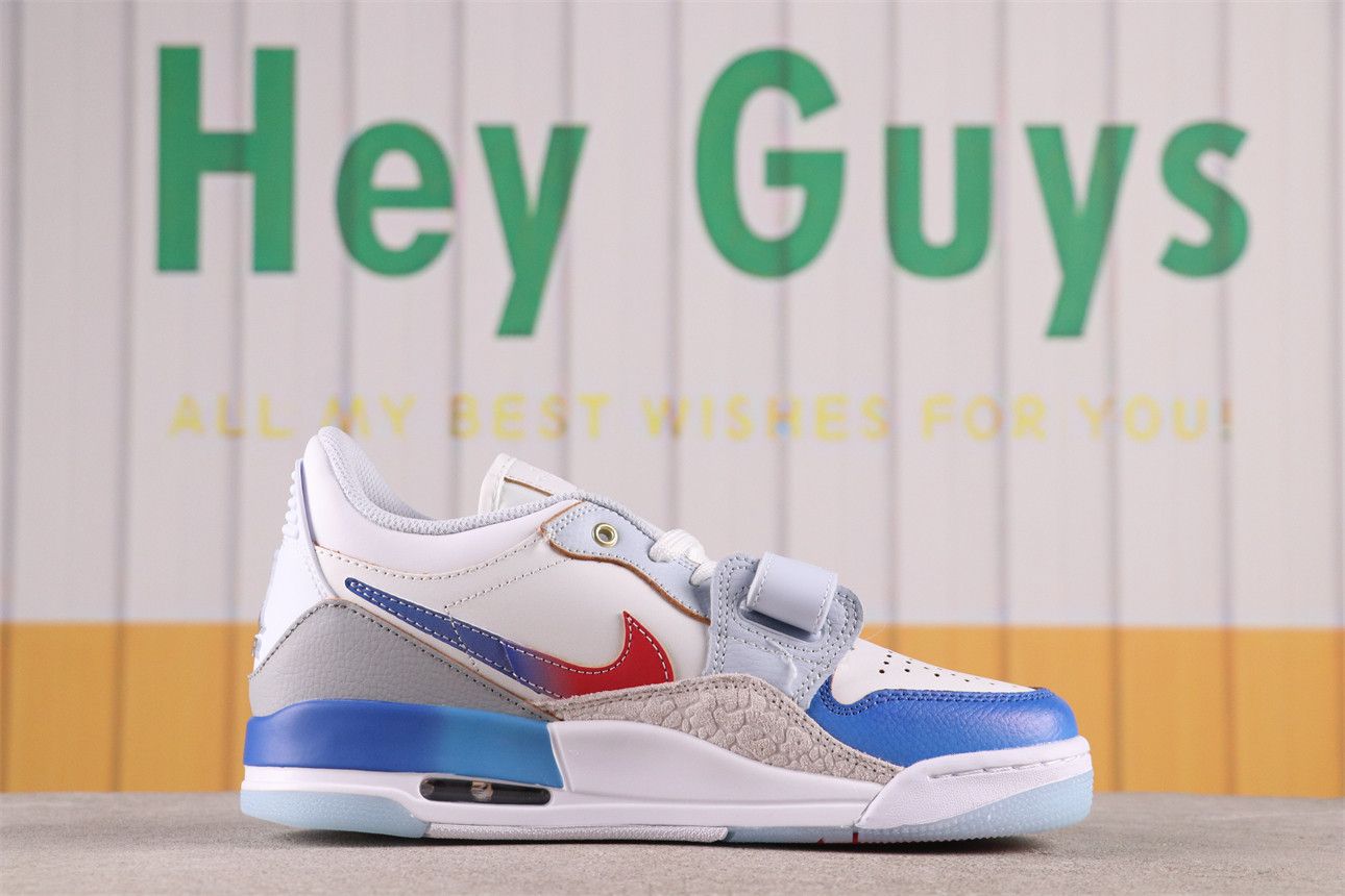 Nike Air Jordan Legacy 312 Low White Game Royal Red FN8902-161