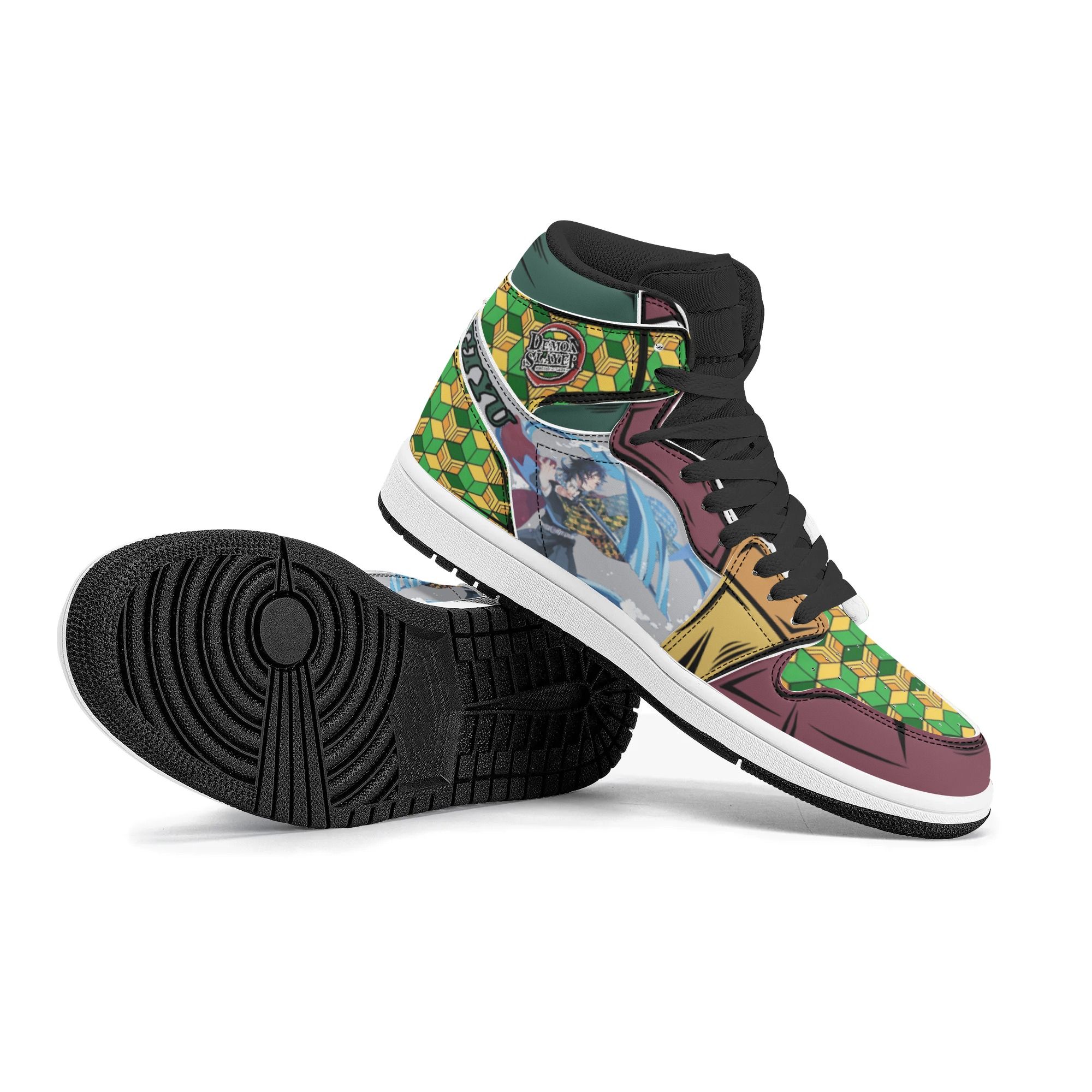 Basketball Trainers Running Shoes Giyu Shoes Boots Skill Water Breathing Demon Slayer Anime Sneakers