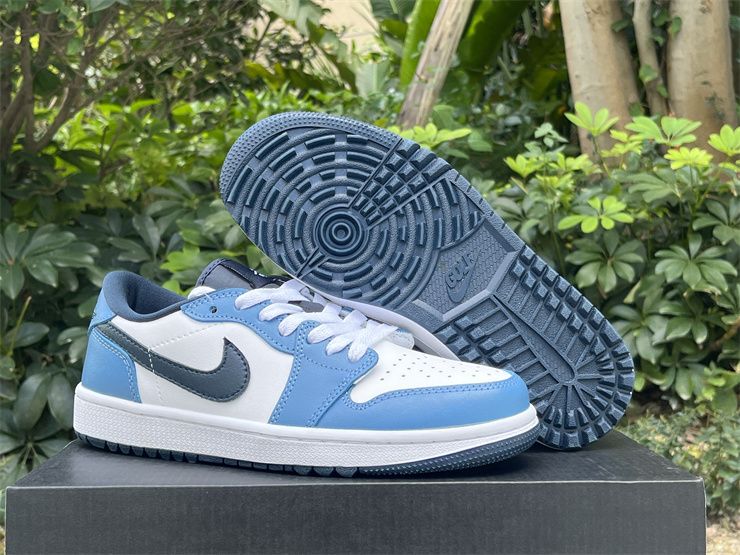 Cheap Air Jordan 1 Low Golf White Aegean Storm Basketball Shoes Sneakers DD9315-115