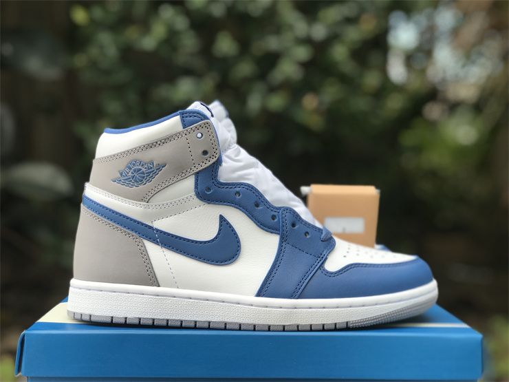 Air Jordan 1 True Blue Basketball Shoes DZ5485-410