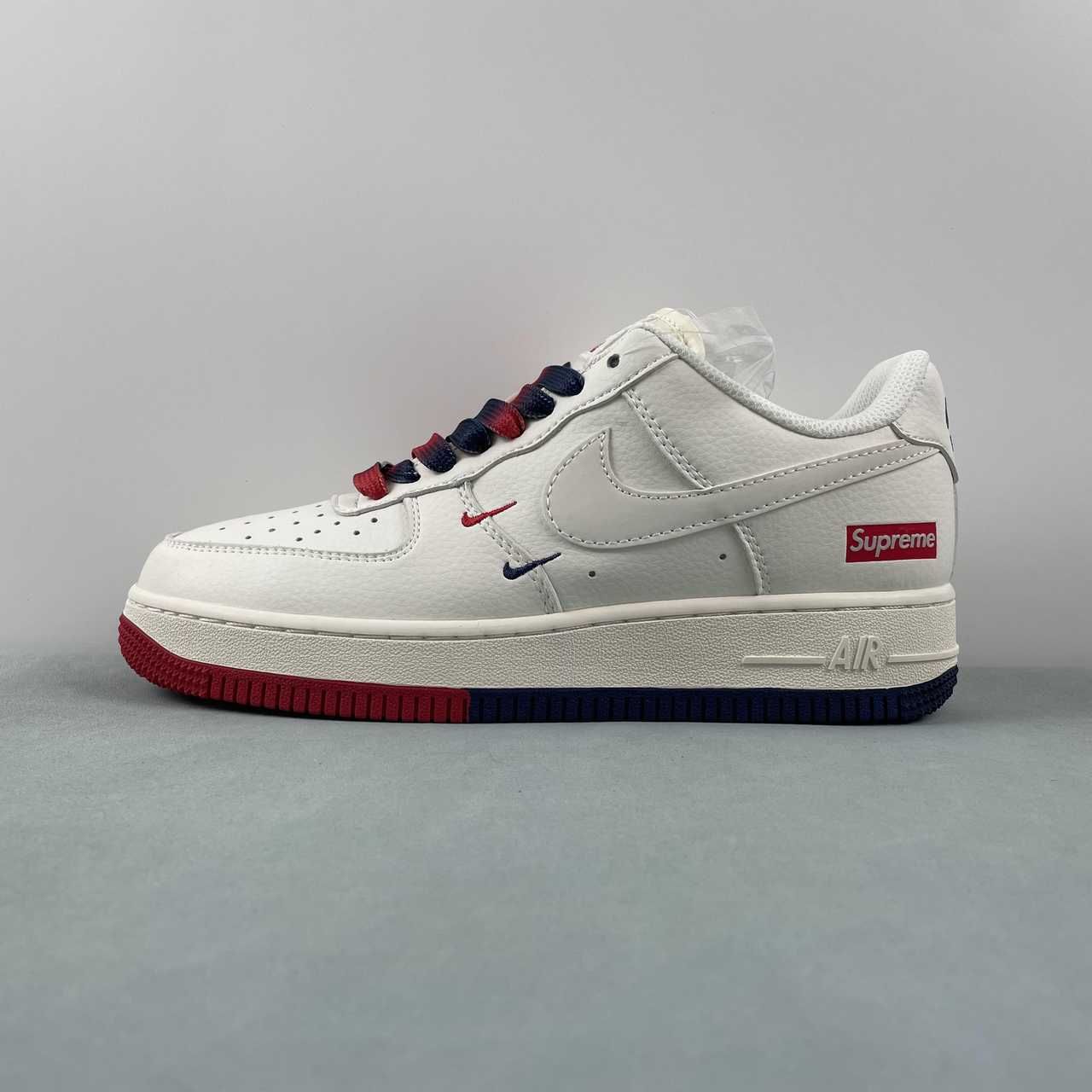 Nike Air Force 1 Low Supreme Off White Grey Red XZ6188-008
