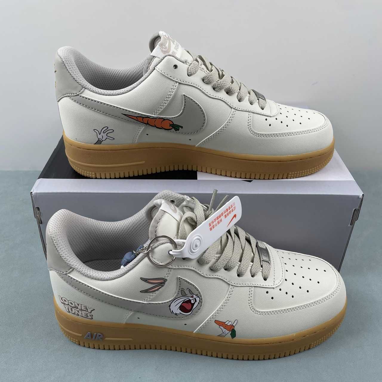 Nike Air Force 1 07 Low Looney Tunes White Light Gray CX2351-066