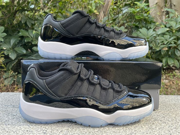 2024 Air Jordan 11 Retro Low Space Jam Black White FV5104-004