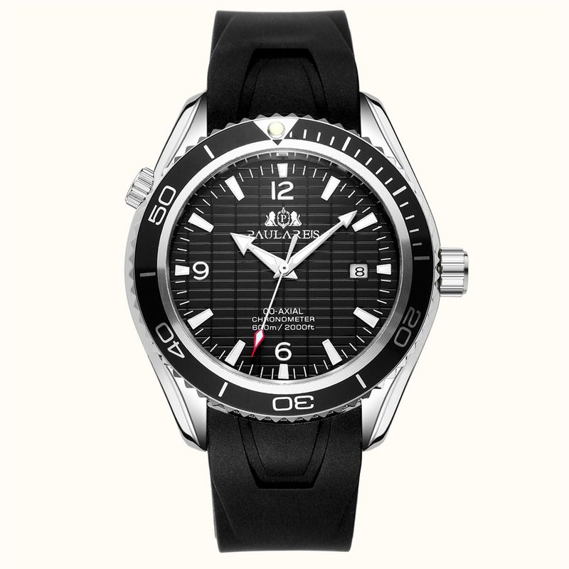 Automatic Mechanical Stainless Steel Strap Date Business Watch