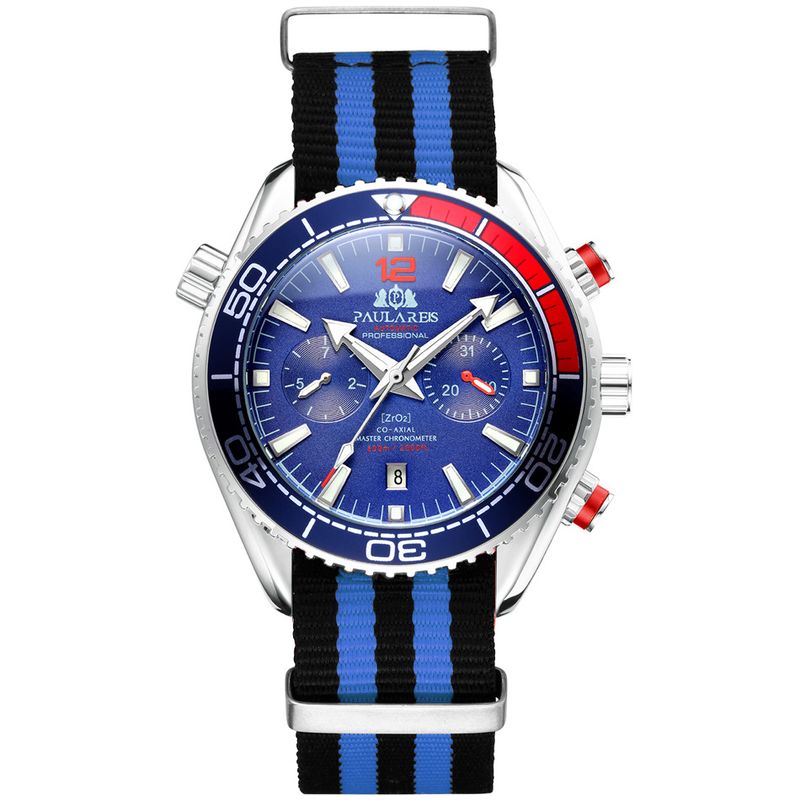 Automatic Canvas Nylon Strap Men's Mechanical Watch