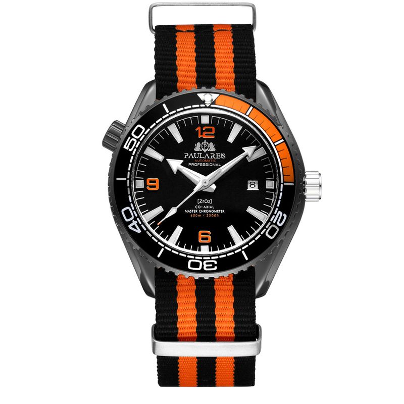 The Spy Watch Automatic Mechanical Luminous Watches with Famous 007 Canvas Strap
