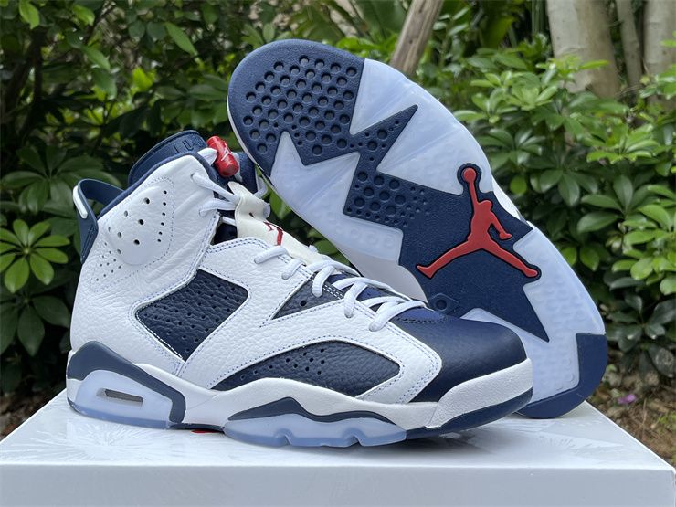 Cheap Air Jordan 6 Retro Olympic (2024) CT8529-164 Basketball Shoes